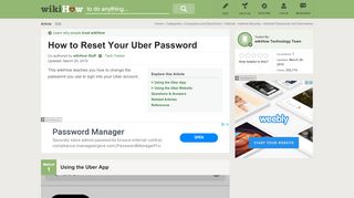 
                            6. How to Reset Your Uber Password (with Pictures) - wikiHow