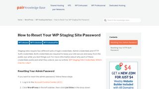 
                            3. How to Reset Your WP Staging Site Password | pair Networks ...