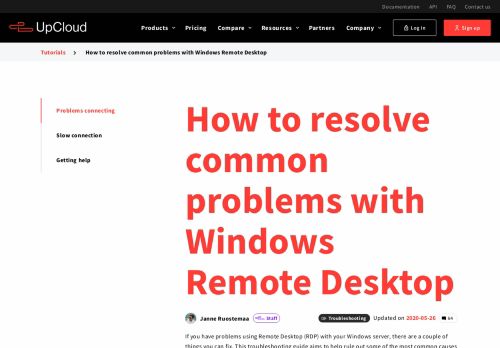 
                            11. How to resolve common problems with Windows Remote ...
