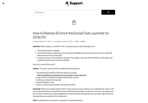 
                            4. How to Resolve Errors in the Social Club Launcher for GTAV PC ...
