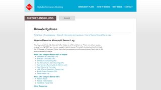
                            6. How to Resolve Minecraft Server Lag - Knowledgebase - Akliz