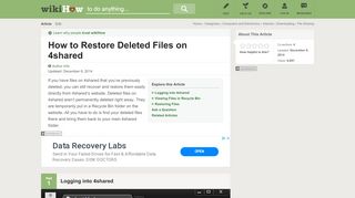 
                            11. How to Restore Deleted Files on 4shared: 9 Steps (with Pictures)