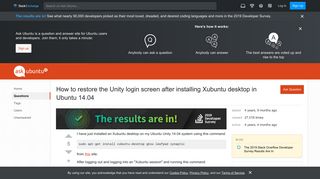 
                            3. How to restore the Unity login screen after installing Xubuntu ...