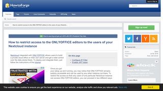 
                            8. How to restrict access to the ONLYOFFICE editors to the users of your ...