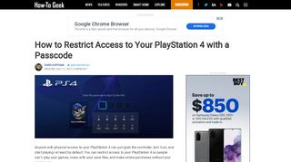 
                            7. How to Restrict Access to Your PlayStation 4 with a Passcode