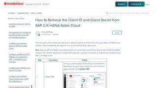 
                            10. How to Retrieve the Client ID and Client Secret from SAP Hybris ...