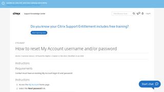 
                            7. How to retrieve your My Account sign in information - Support & Services