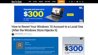 
                            5. How to Revert Your Windows 10 Account to a Local One (After the ...