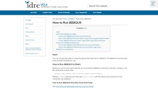 
                            12. How to Run ABAQUS - Hoffman2 Cluster User Guide