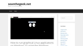 
                            5. How to run graphical Linux applications on Bash on Ubuntu on ...