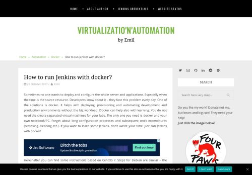 
                            12. How to run Jenkins with docker? | Virtualizatio'n'automation