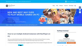 
                            1. How to run multiple Android instances with Nox App Player on PC ...