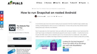 
                            11. How to run Snapchat on rooted Android - Appuals.com
