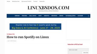 
                            9. How to run Spotify on Linux | LinuxBSDos.com