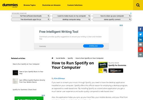 
                            2. How to Run Spotify on Your Computer - dummies
