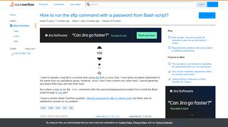 
                            1. How to run the sftp command with a password from Bash script ...