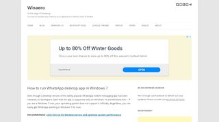 
                            13. How to run WhatsApp desktop app in Windows 7 - Winaero