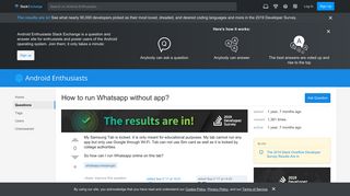 
                            3. How to run Whatsapp without app? - Android Enthusiasts Stack Exchange
