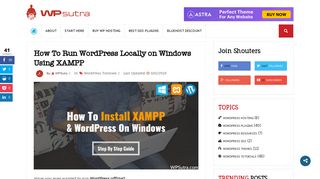 
                            12. How To Run WordPress Locally on Windows Using XAMPP - WPSutra