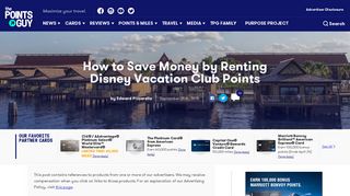 
                            11. How to Save Money by Renting Disney Vacation Club Points