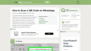 
                            11. How to Scan a QR Code on WhatsApp: 14 Steps (with Pictures)