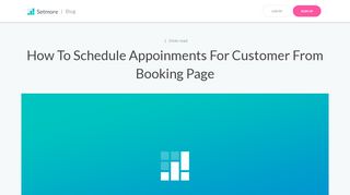 
                            8. How To Schedule Appoinments For Customer From ... - Setmore