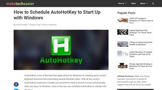 
                            11. How to Schedule AutoHotKey to Startup with Windows