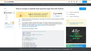 
                            8. How to scrape a website that requires login first with Python ...