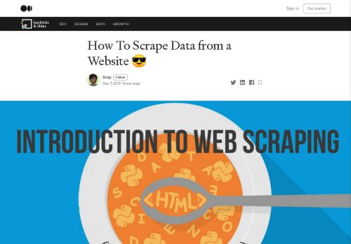 
                            10. How To Scrape Data from a Website – Backticks & Tildes – ...