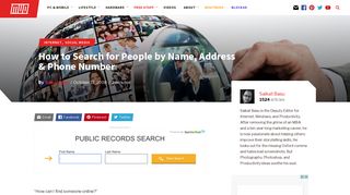 
                            6. How to Search for People by Name, Address & Phone Number