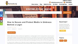 
                            9. How to Secure and Protect Media in Umbraco Behind a Login