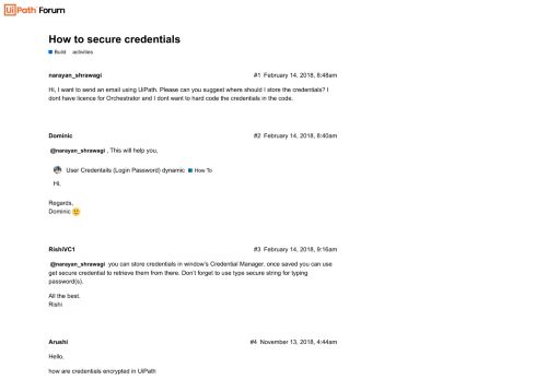 
                            2. How to secure credentials - RPA Dev Rookies - UiPath Community Forum