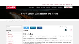 
                            9. How to Secure Elasticsearch and Kibana | MapR