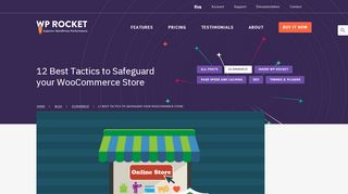 
                            8. How to Secure My WooCommerce Store? - WP Rocket
