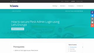 
                            6. How to secure Plesk Admin Login using Let's Encrypt • Conetix