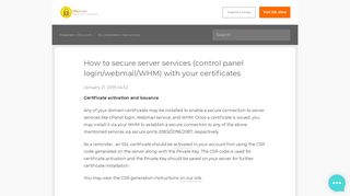 
                            5. How to secure server services (control panel login/webmail/WHM) with ...