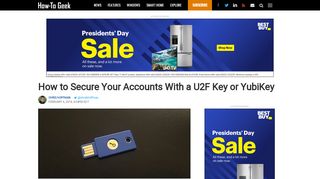 
                            11. How to Secure Your Accounts With a U2F Key or YubiKey