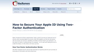 
                            13. How to Secure Your Apple ID Using Two-Factor Authentication ...