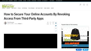 
                            9. How to Secure Your Online Accounts By Revoking Access From ...