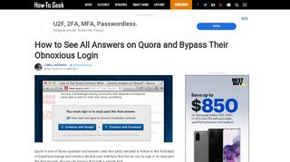 
                            7. How to See All Answers on Quora and Bypass Their Obnoxious Login