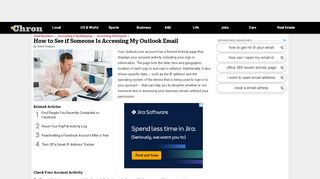 
                            3. How to See if Someone Is Accessing My Outlook Email | Chron.com