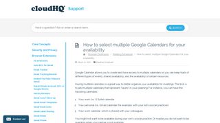 
                            9. How to select multiple Google Calendars for your availability ...
