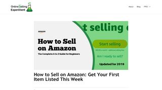 
                            7. How to Sell on Amazon for Beginners (Ultimate Step-by-Step Guide)