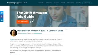 
                            10. How to Sell on Amazon in 2019 | A Complete Guide - CPC Strategy