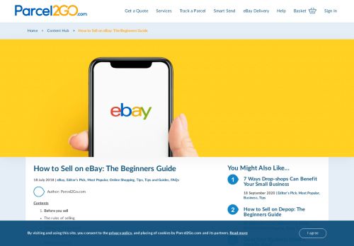 
                            10. How to sell on eBay | Beginner's Guide | Content Hub | Parcel2Go