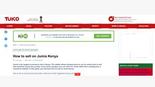 
                            10. How to sell on Jumia Kenya ▷ Tuko.co.ke
