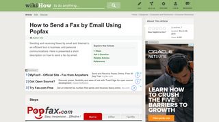 
                            4. How to Send a Fax by Email Using Popfax: 8 Steps (with Pictures)