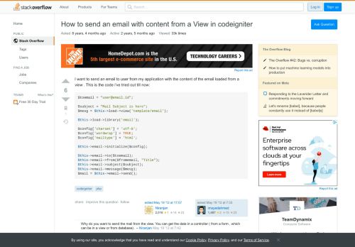 
                            6. How to send an email with content from a View in codeigniter ...