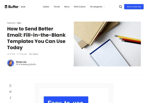 
                            10. How to Send Better Email: Try These Ready-to-use Templates Today