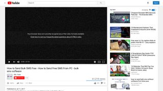 
                            6. How to Send Bulk SMS Free, How to Send Free SMS ... - YouTube